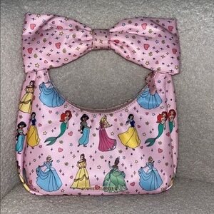 Stoney Clover Lane Never Stop Dreaming Pink Disney Princess Bow Bag